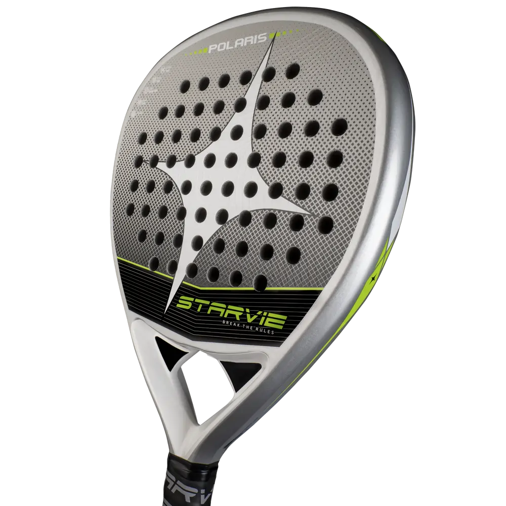 StarVie Polaris padel racket - face and throat profile