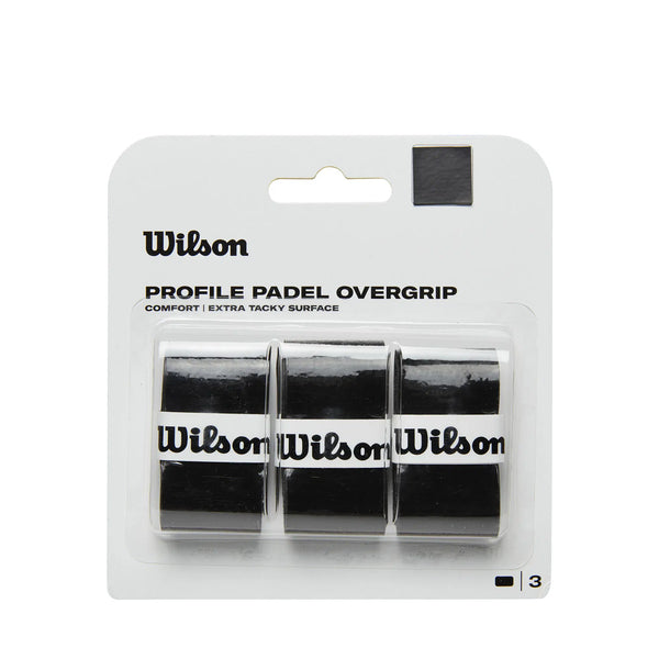 Wilson Profile Padel Overgrips Black
