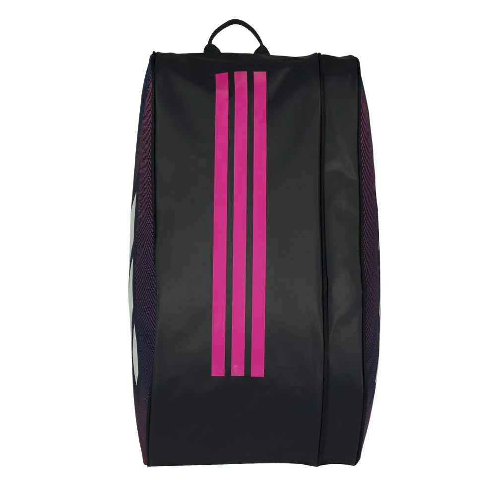 2026 Adidas Racket Bag Control Blue/Pink - end panel view