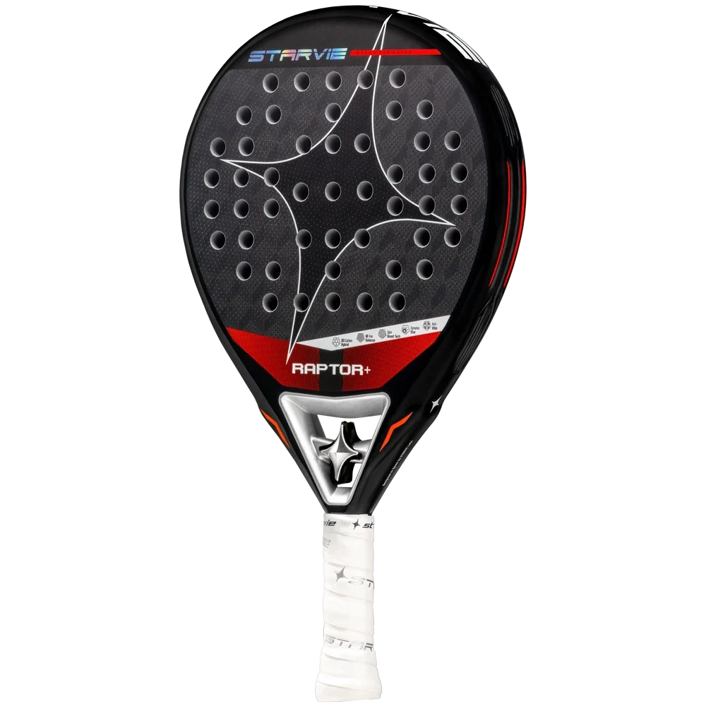 StarVie Raptor + padel racket - reverse face view