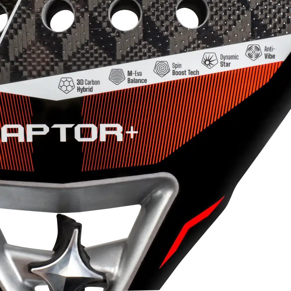 StarVie Raptor + padel racket - specifications and tech detail