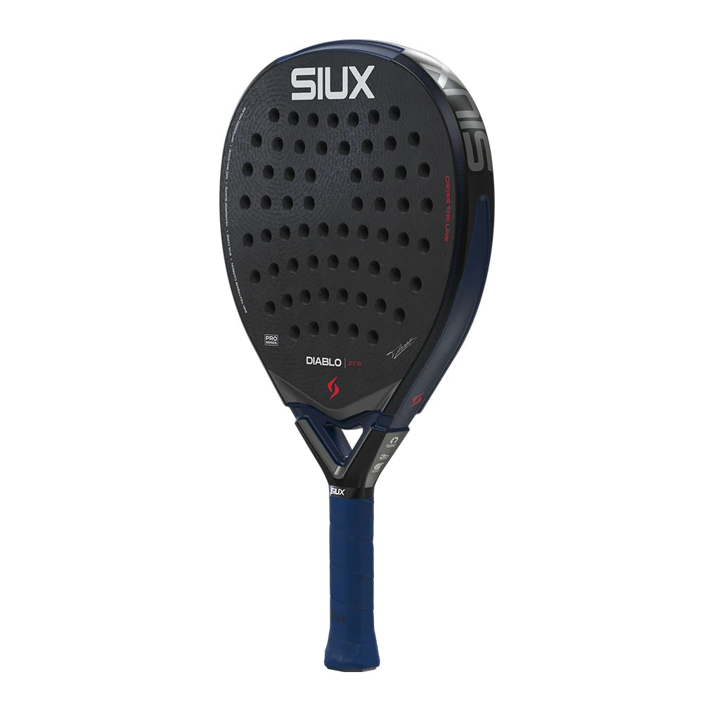2026 Siux Diablo Pro Night Blue padel racket - reverse face