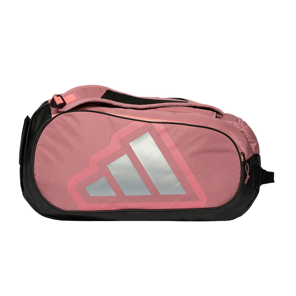 2026 Adidas Racket Bag Protour Pink - side profile view