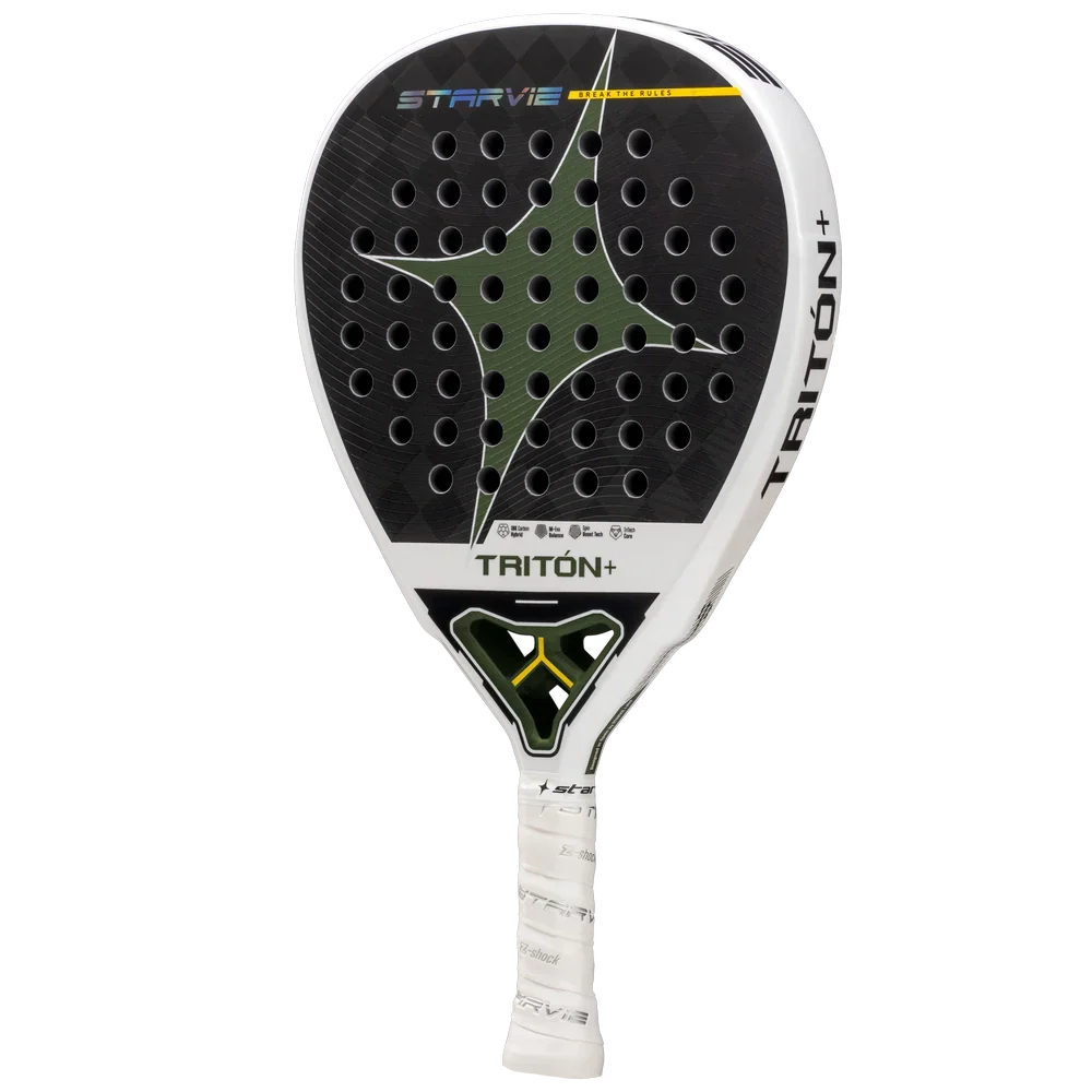 StarVie Triton Balance + padel racket - angled front face view