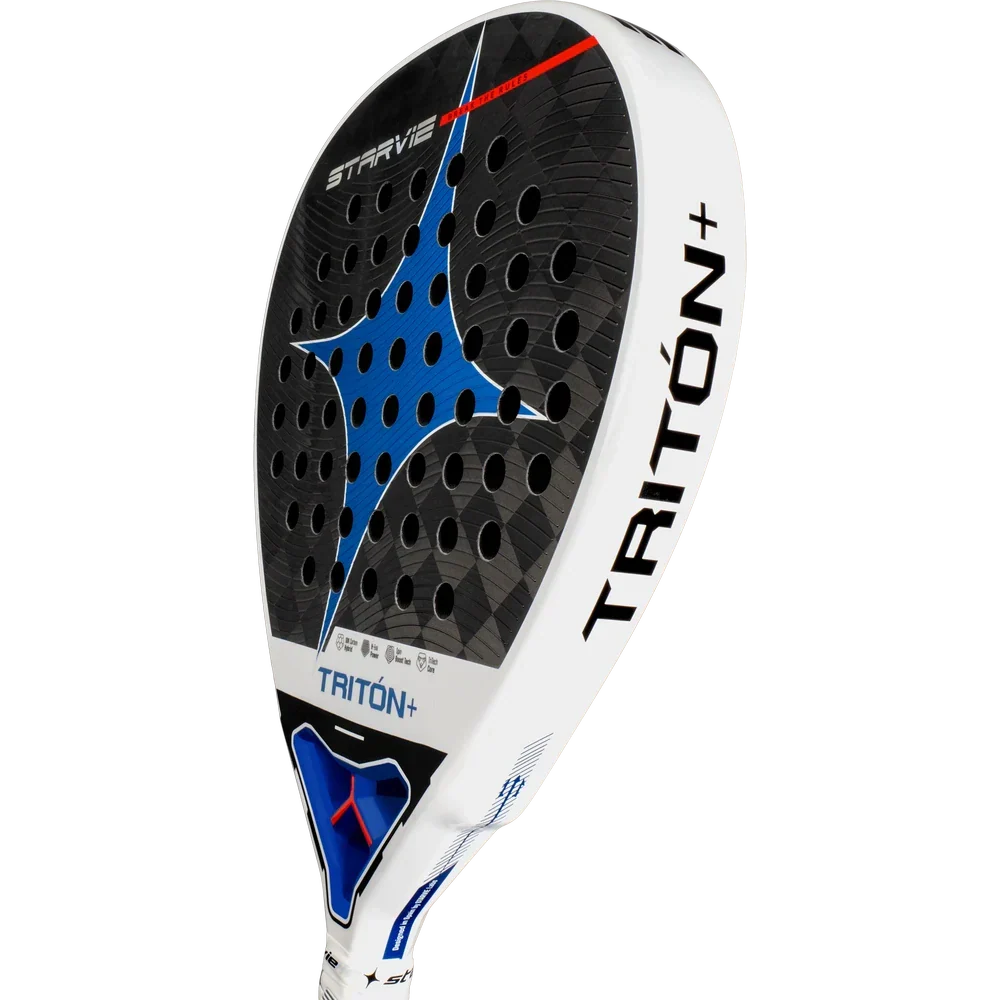 StarVie Triton Power + padel racket - angled view