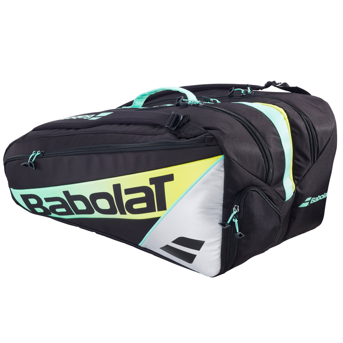 Babolat RH Pro Racket Bag- Multicolor - angled three-quarter view