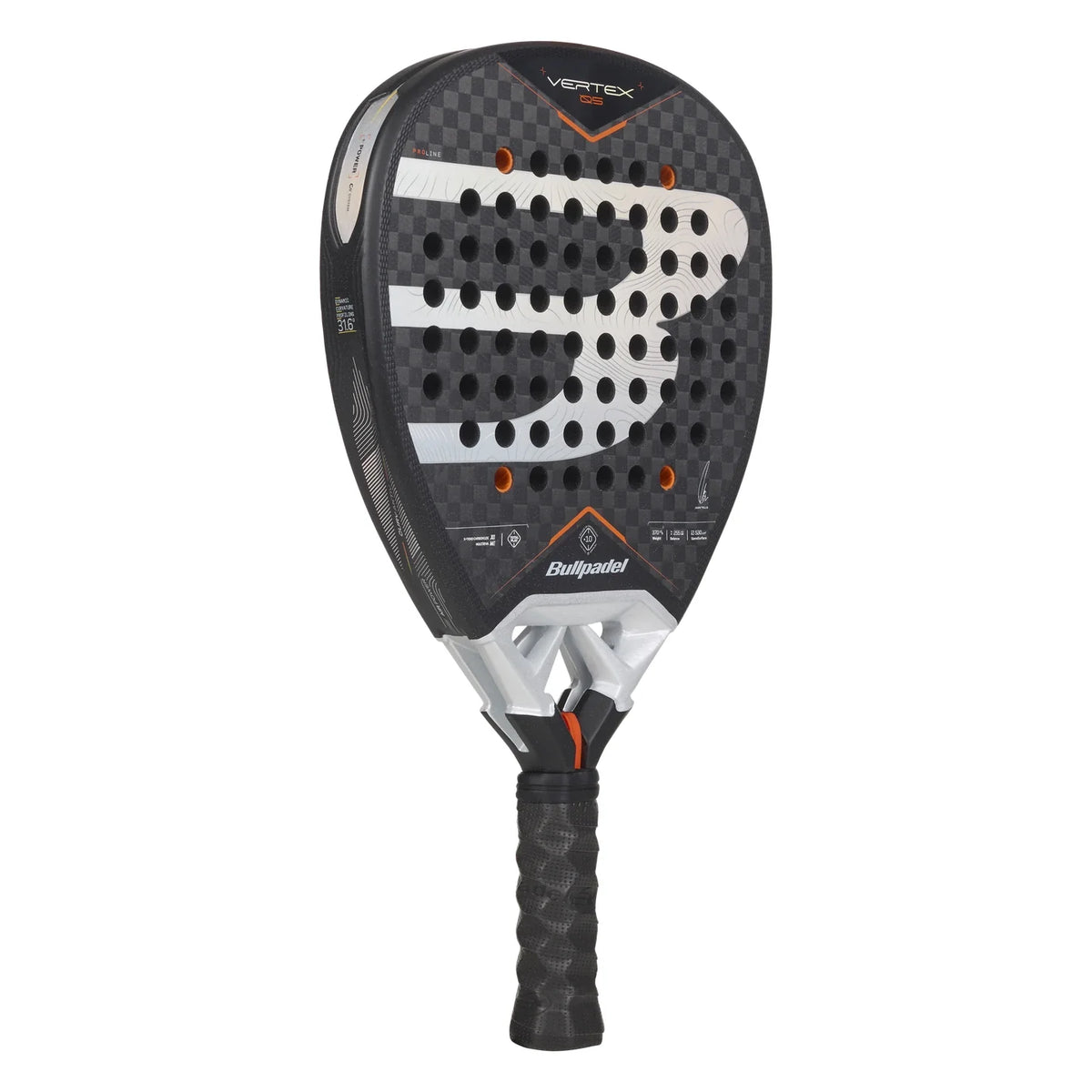Bullpadel Vertex 05 padel racket - angled view
