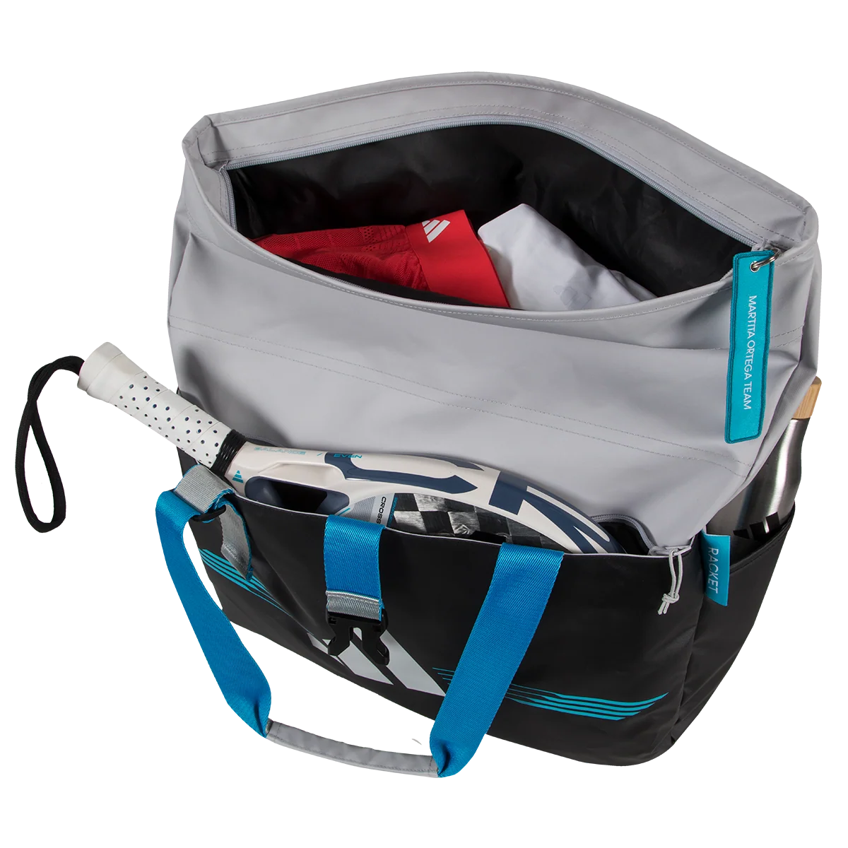 Adidas Weekend Bag - open, showing the interior
