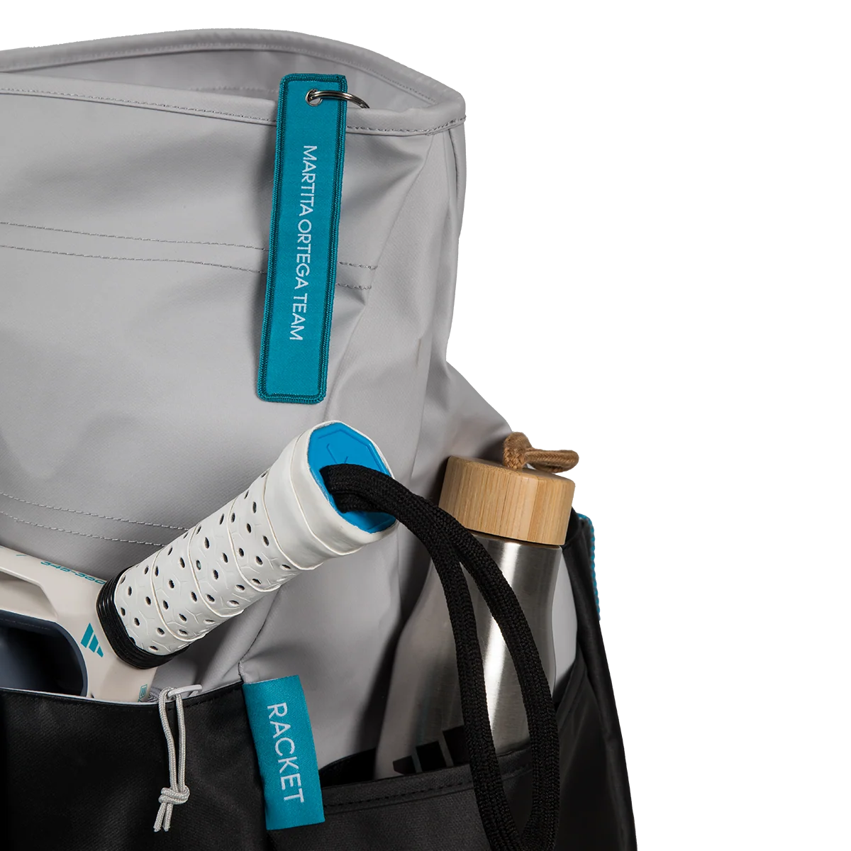 Adidas Weekend Bag - open, packed with shoes and kit
