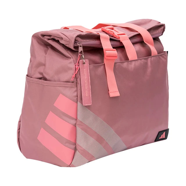 Adidas Weekend Bag padel holdall (Pink) - angled view