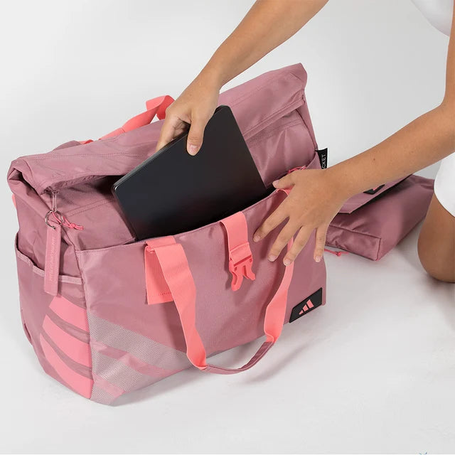 Adidas Weekend Bag padel holdall (Pink) - side view