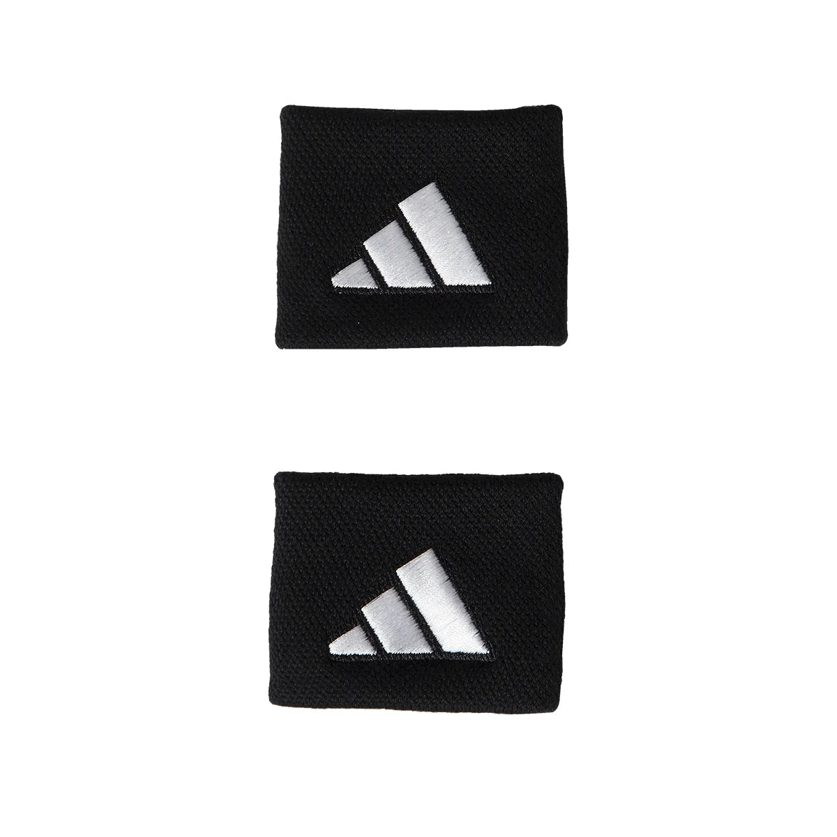 Adidas White Wristband - pair in black