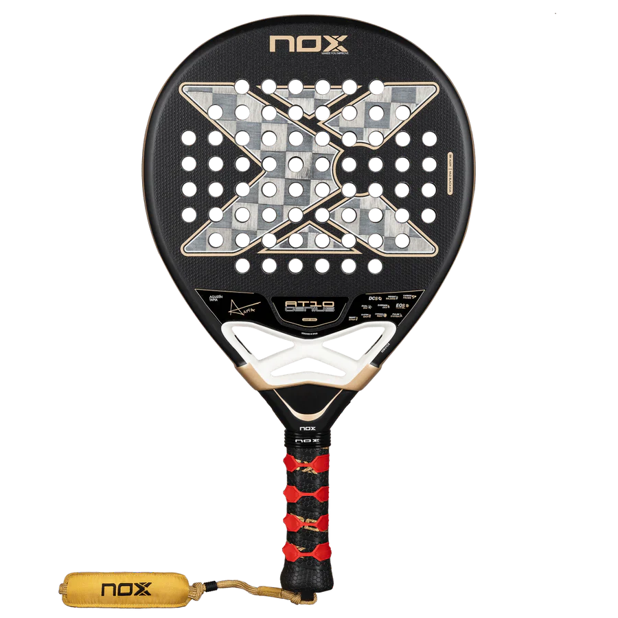2026 Nox AT10 Genius 18K Alum By Agustin Tapia padel racket - front face