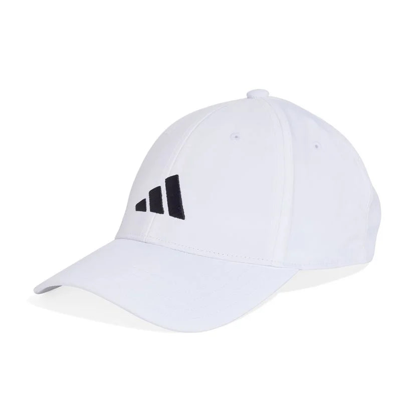 Adidas White Cap - front three-quarter view