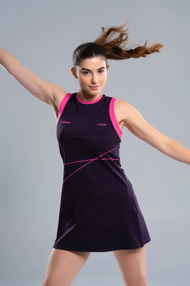 2026 Nox Womens Pro padel dress (Blackberry) - view 8