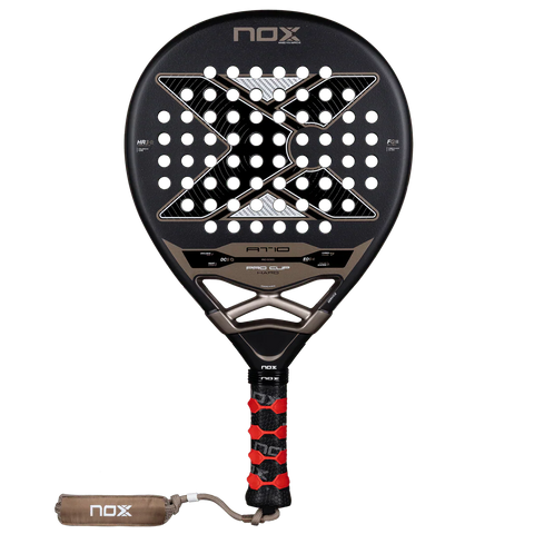 2026 Nox AT10 Pro Cup Hard By Agustin Tapia padel racket - front face
