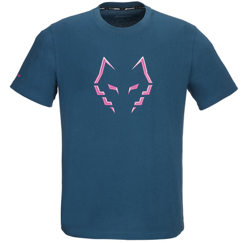 2027 Babolat Lebrón Cotton men's padel T-shirt (Legion Blue) - front view