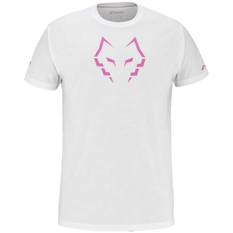 Babolat Lebron cotton padel T-shirt (White) - front view
