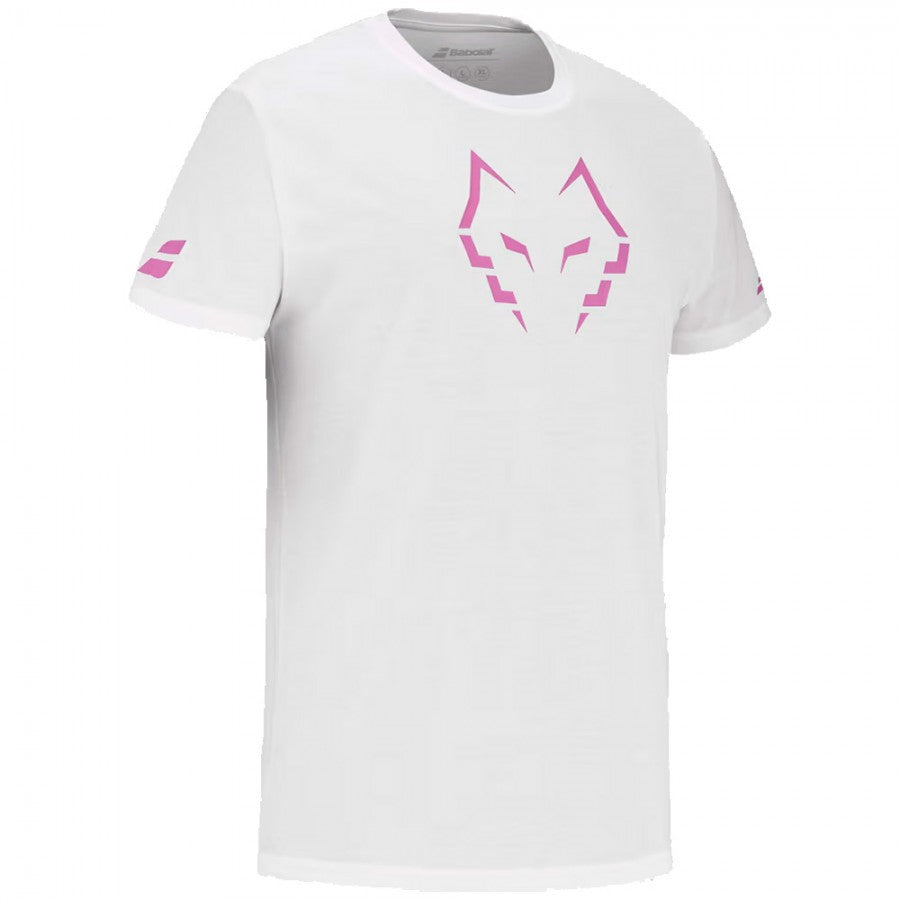 Babolat Lebron cotton padel T-shirt (White) - view 2