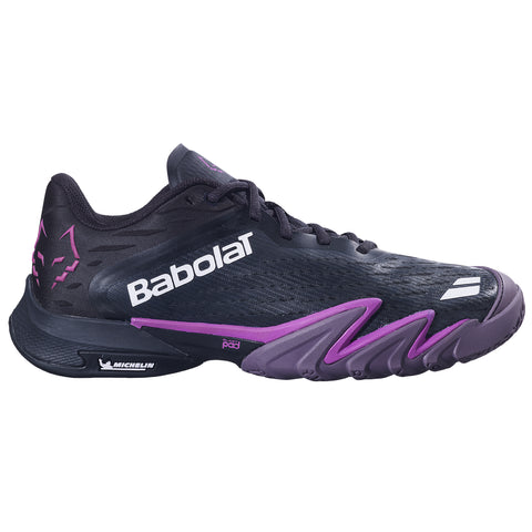 Babolat Premura 3 Lebron men's padel shoes (Black/Plum) - side view