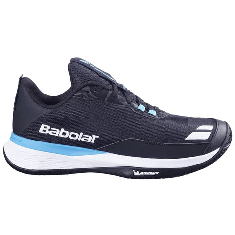 Babolat SFX EVO men's padel shoes (Black/Blue) - side view