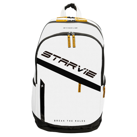 2026 StarVie White Sport padel backpack - front view