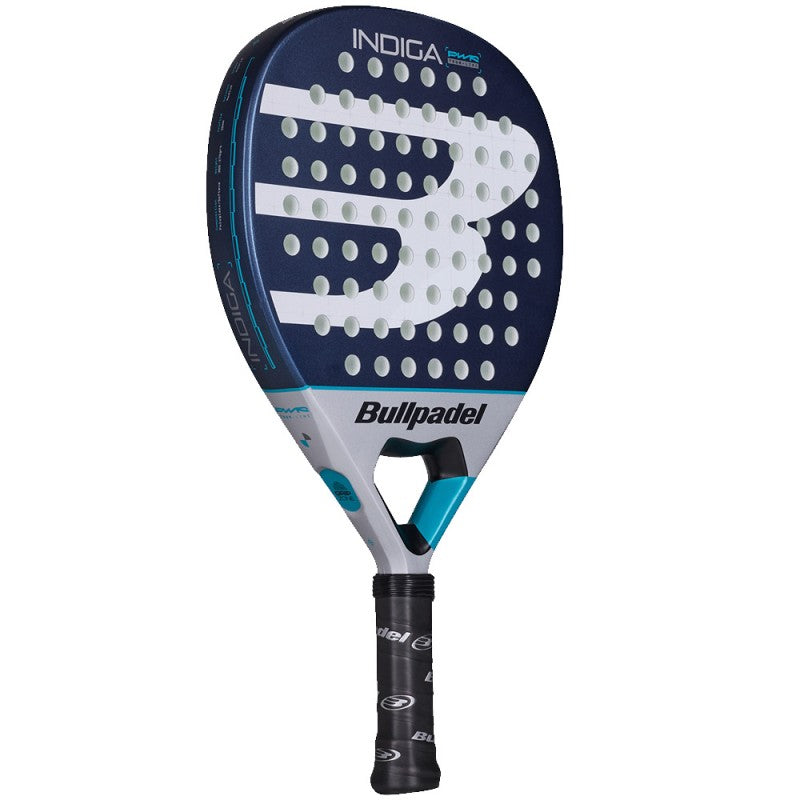 Bullpadel Indiga Power padel racket - angled view