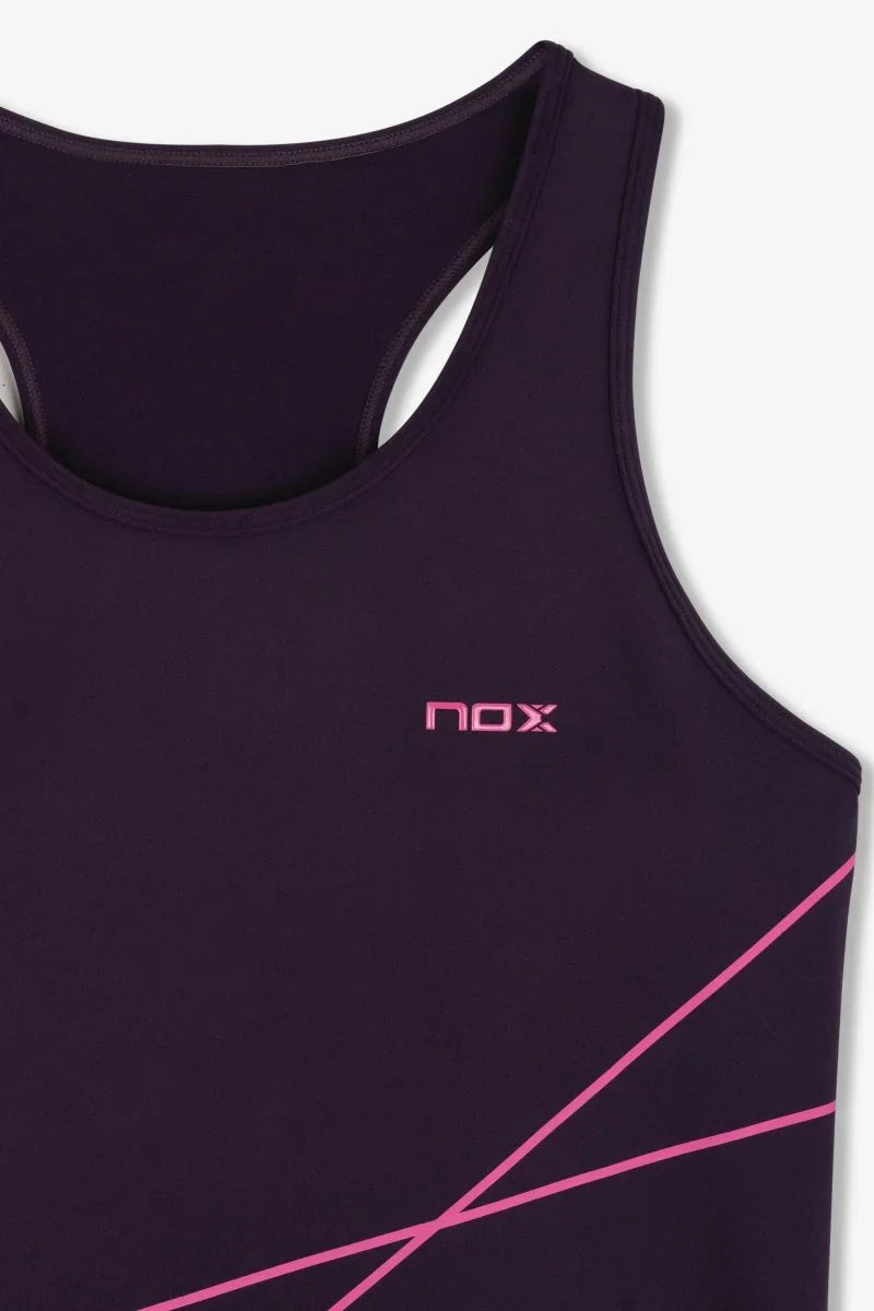 2026 Nox Womens Pro padel tank top (Blackberry) - view 8