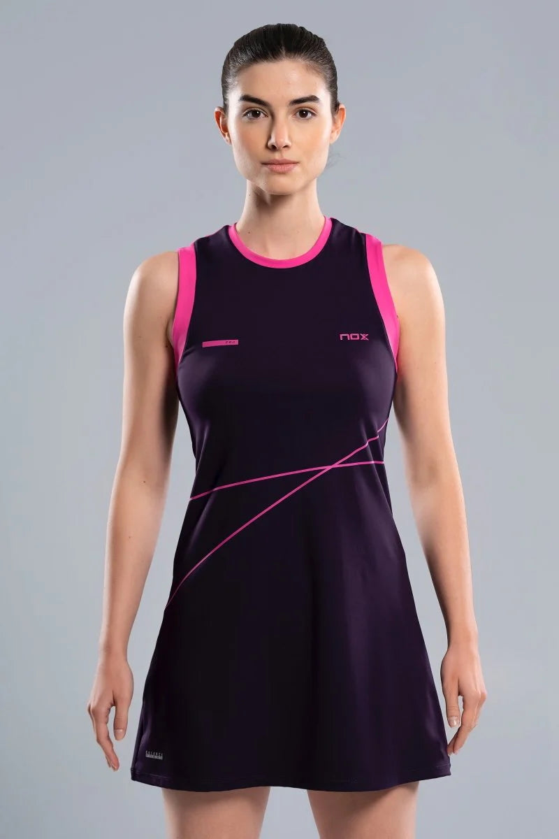 2026 Nox Womens Pro padel dress (Blackberry) - view 2