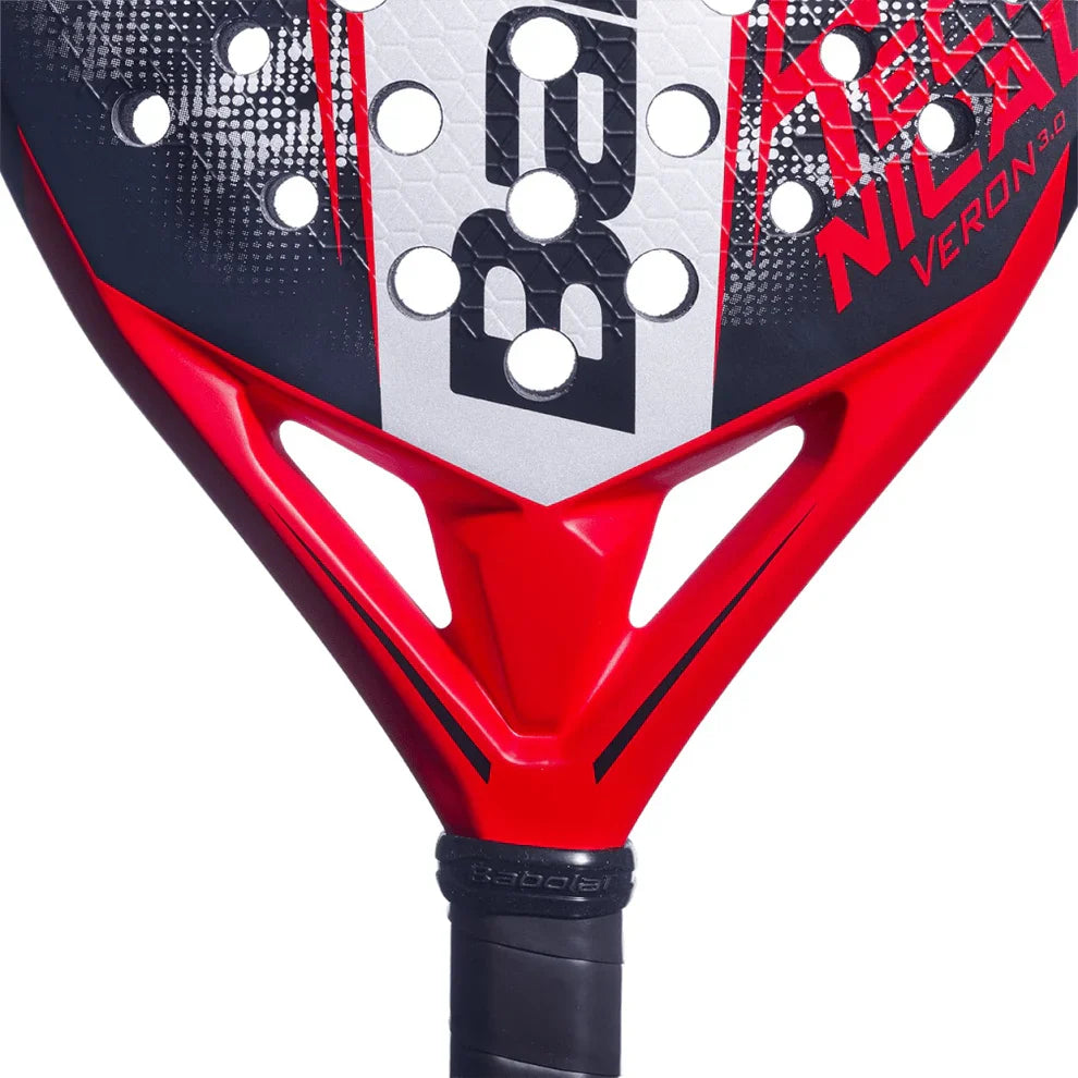2026 Babolat Technical Veron 3.0 padel racket - close-up of the heart bridge
