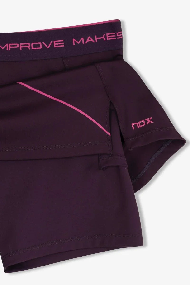 2026 Nox Womens Pro padel skirt (Deep Purple) - view 4