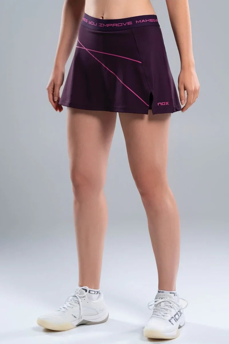 2026 Nox Womens Pro padel skirt (Deep Purple) - view 2
