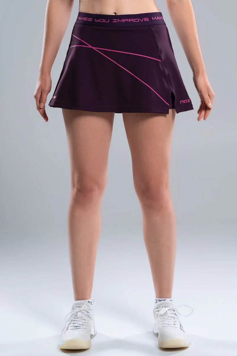 2026 Nox Womens Pro padel skirt (Deep Purple) - view 5