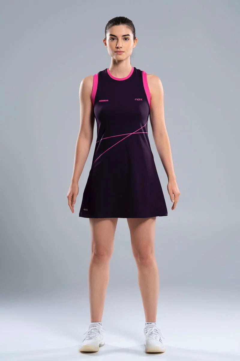 2026 Nox Womens Pro padel dress (Blackberry) - view 3