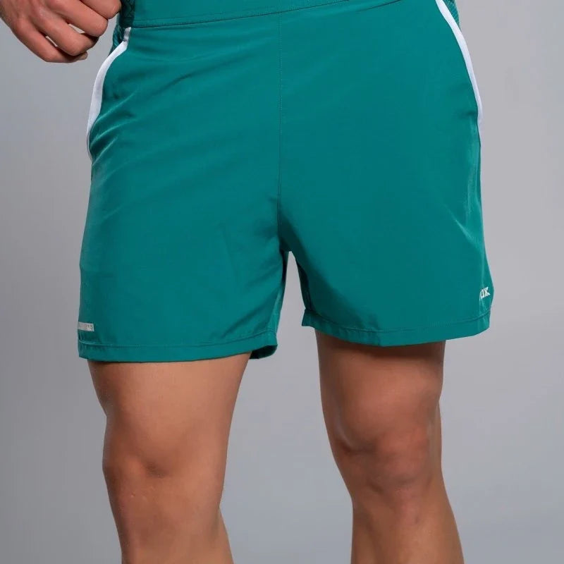 2026 Nox Pro men's padel shorts (Ivy Green) - front close-up
