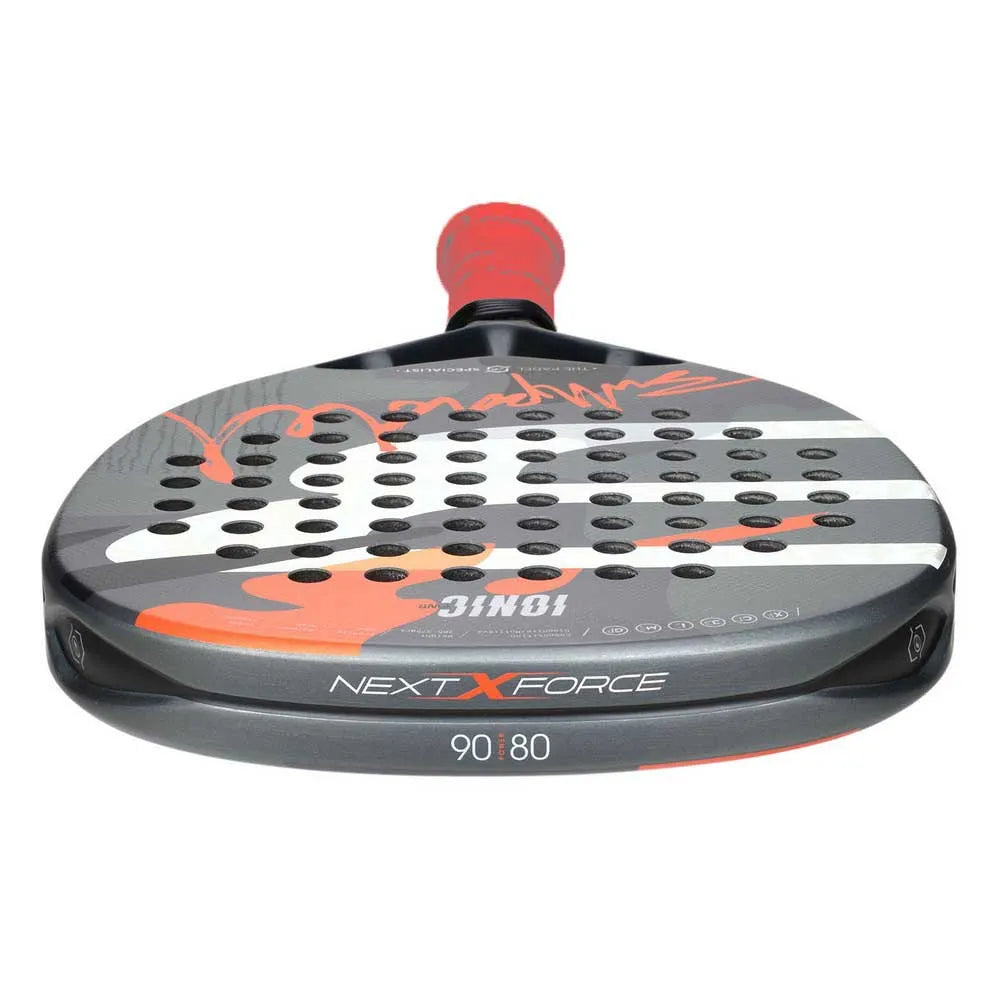 2025 Bullpadel Ionic Power padel racket - laid flat showing the frame top