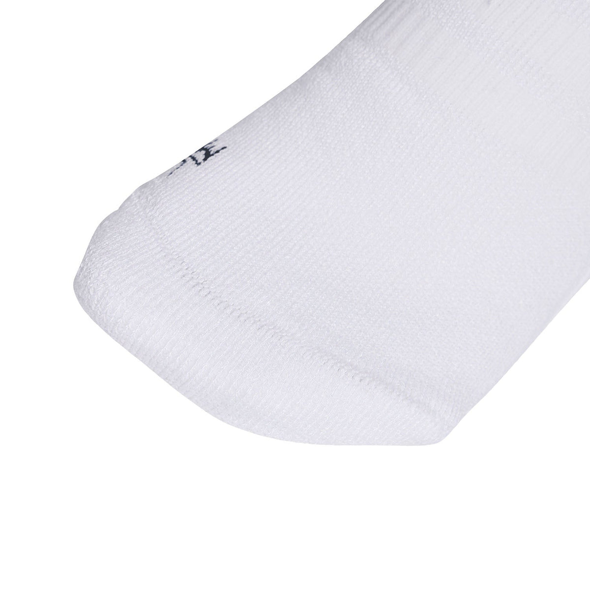 Adidas Cushioned Low padel socks (White) - toe detail