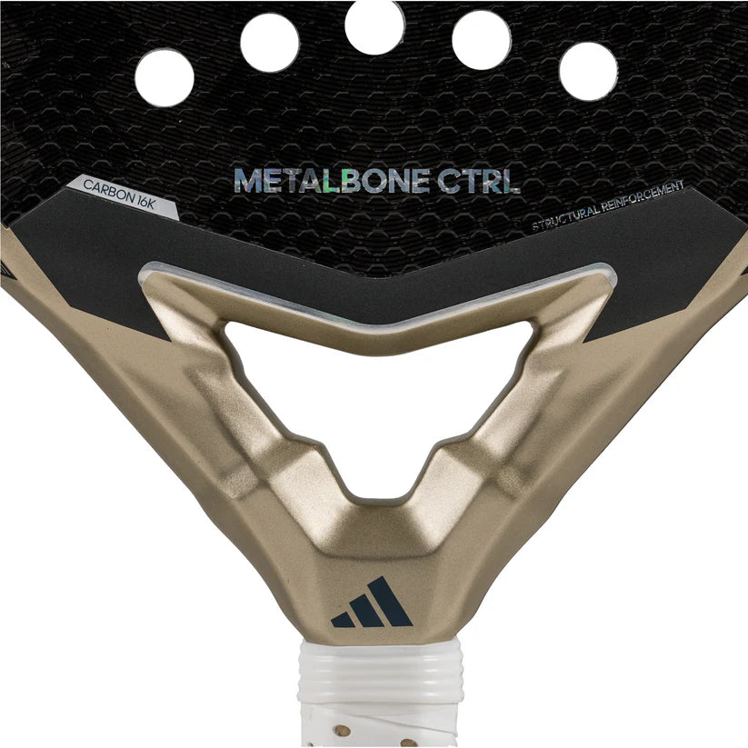 2025 Adidas Metalbone CTRL 3.4 padel racket - close-up of the heart bridge