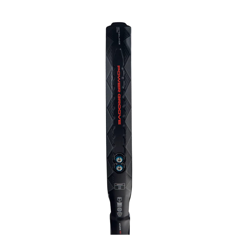 2025 Adidas Metalbone HRD+ 3.4 padel racket - edge-on profile view
