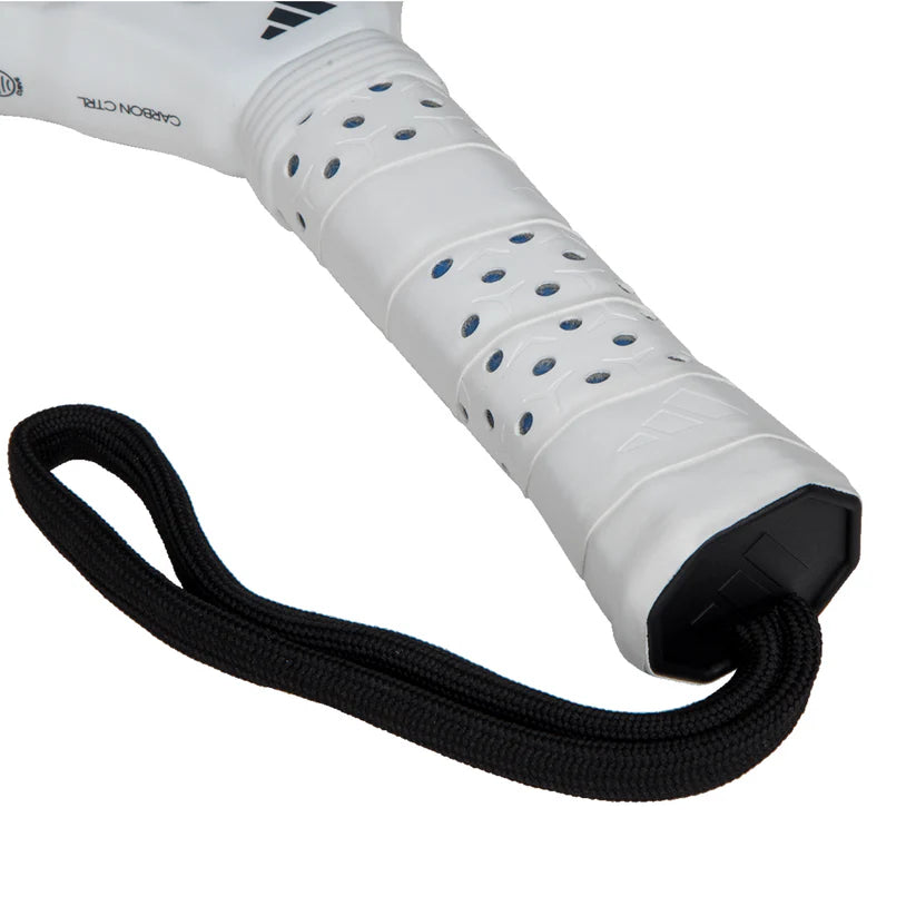 2025 Adidas Metalbone Carbon CTRL 3.4 padel racket - grip and wrist strap detail