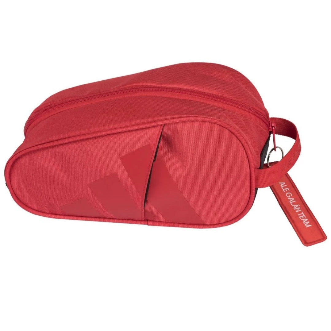 Adidas Accessory Bag (Red) - angled three-quarter view