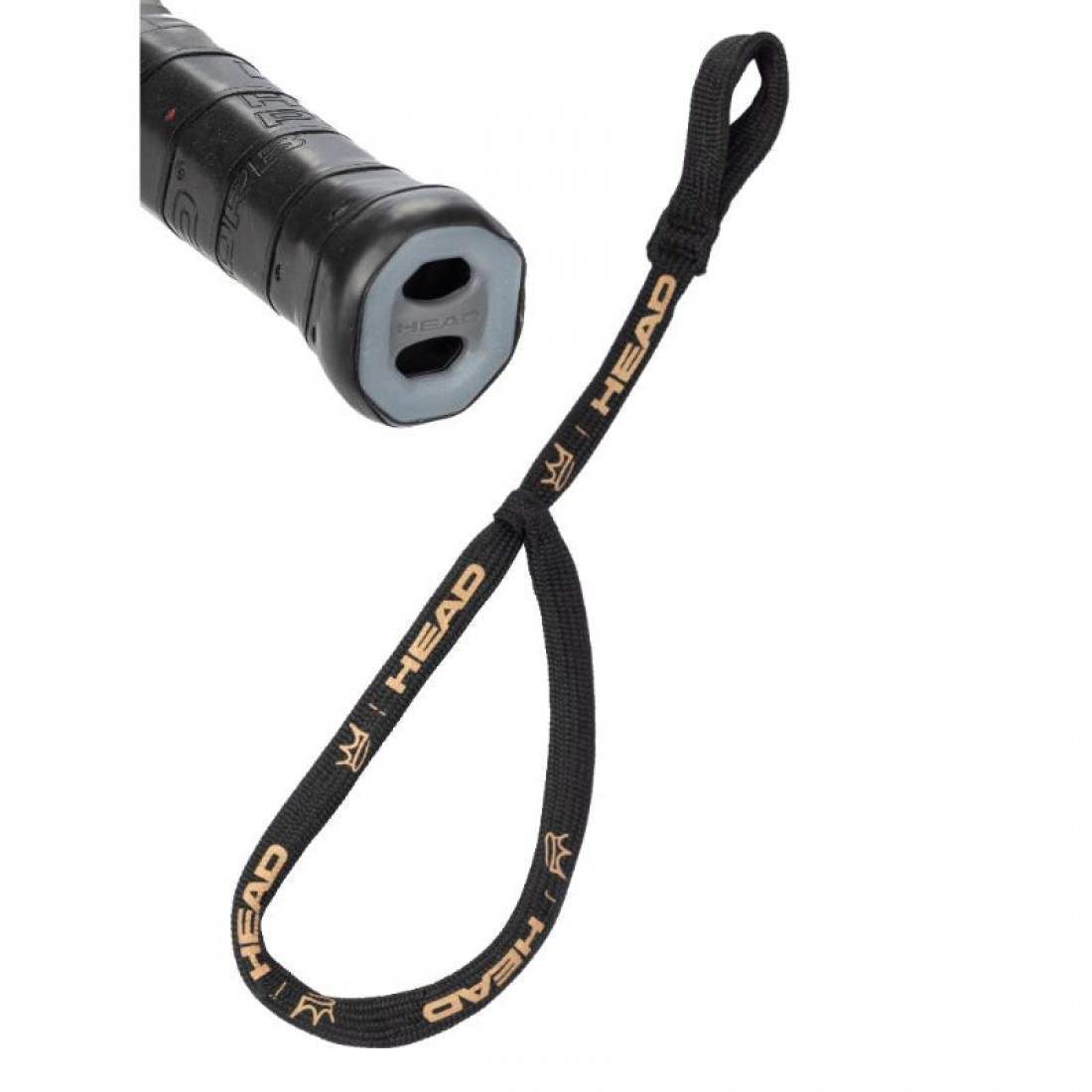 2026 Head Coello Motion padel racket - close-up of the grip and wrist strap