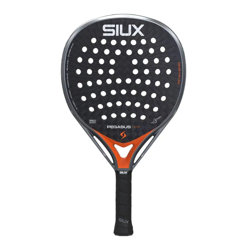 2026 Siux Pegasus Pro Lava Orange padel racket - front face