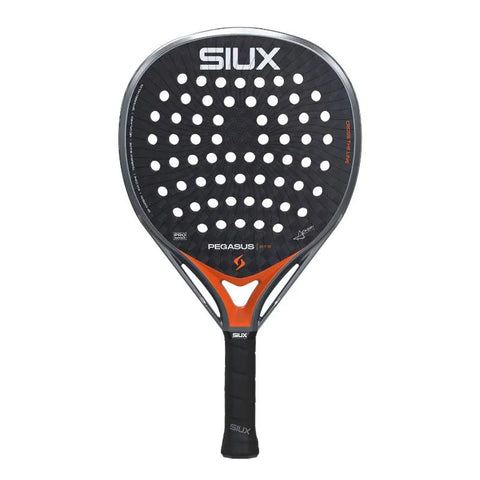 2026 Siux Pegasus Pro Lava Orange padel racket - front face
