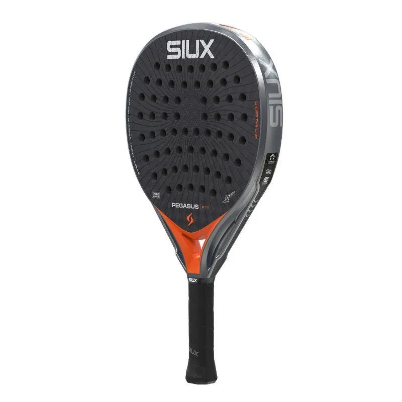 2026 Siux Pegasus Pro Lava Orange padel racket - reverse face