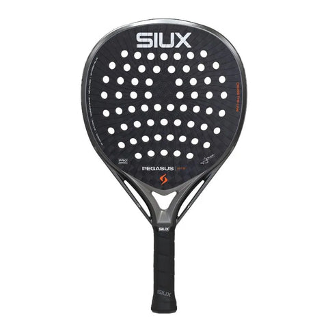 2026 Siux Pegasus Pro Storm Grey padel racket - front face