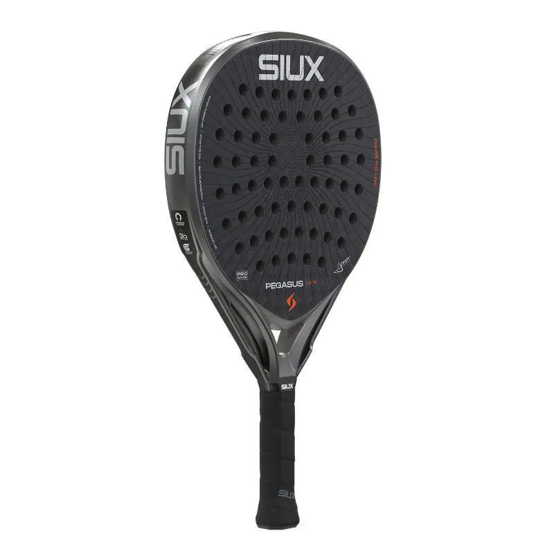 2026 Siux Pegasus Pro Storm Grey padel racket - reverse face