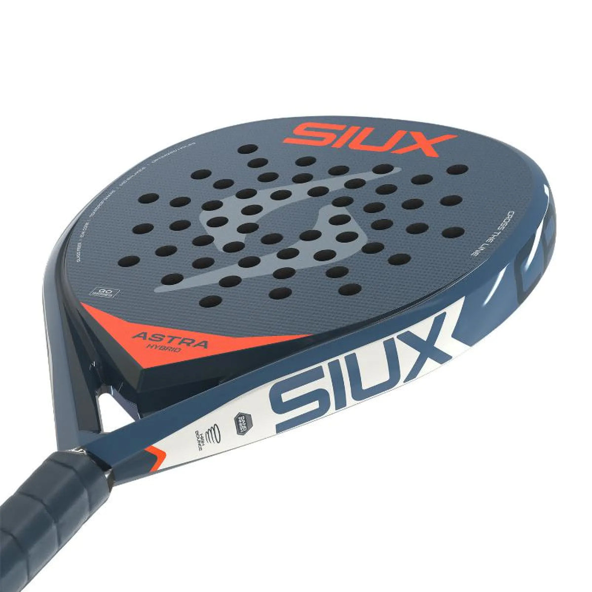 2026 Siux Astra Hybrid padel racket - laid flat showing the face