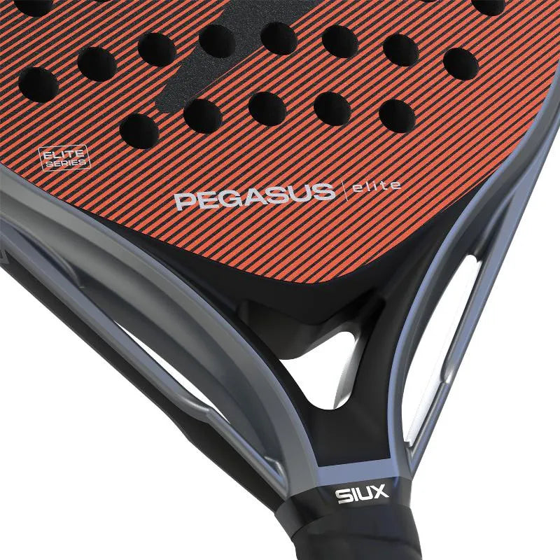 2026 Siux Pegasus Elite 4 padel racket - close-up of the heart bridge