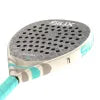 2026 Siux Valkiria Pro padel racket - laid flat showing the frame top